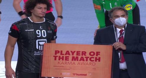 علي زين رجلاً لمباراة الدنمارك بمونديال اليد